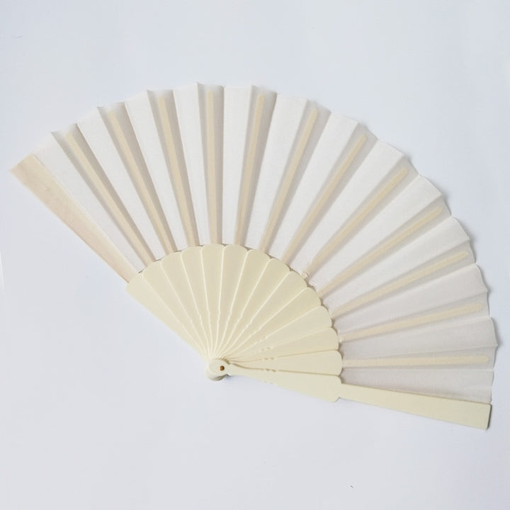 Ladies elegant hand fan made of high-quality paper and natural materials Stornfield
