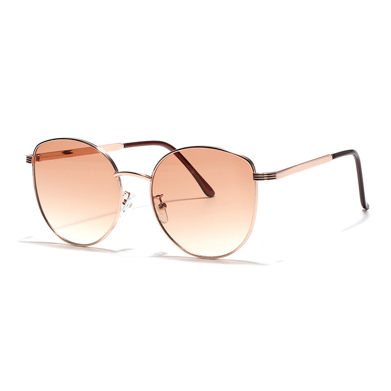 Women's geometric sunglasses with narrow metal frame Stornfield