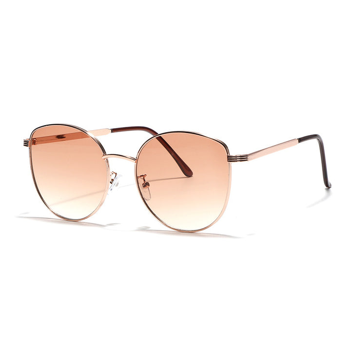 Women's geometric sunglasses with narrow metal frame Stornfield