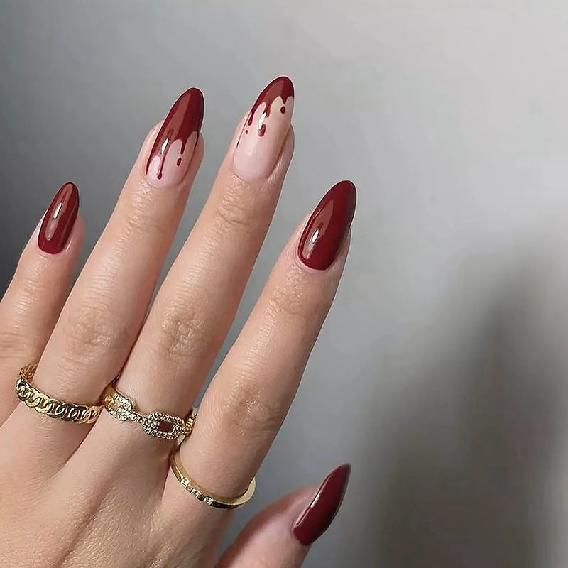 Artificial nail set with unique patterns Stornfield