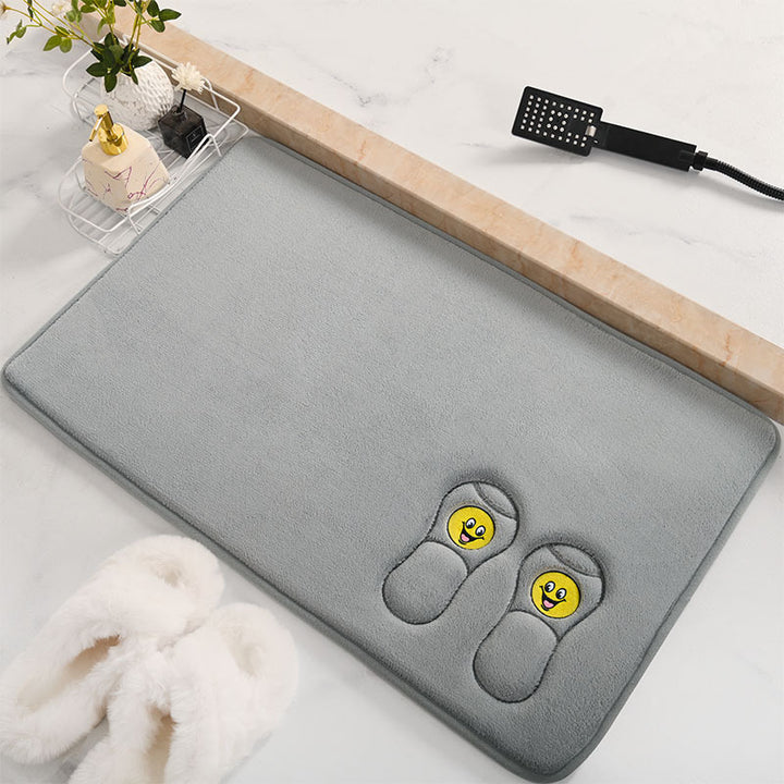 Cartoon-Themed Plush Bath Rug