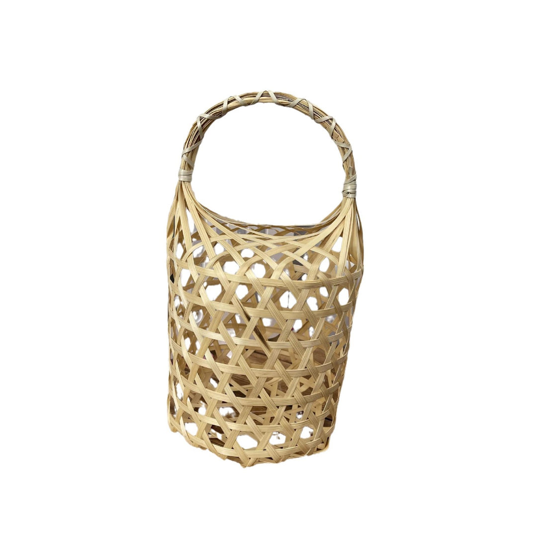 Women braided storage basket with textured design Stornfield