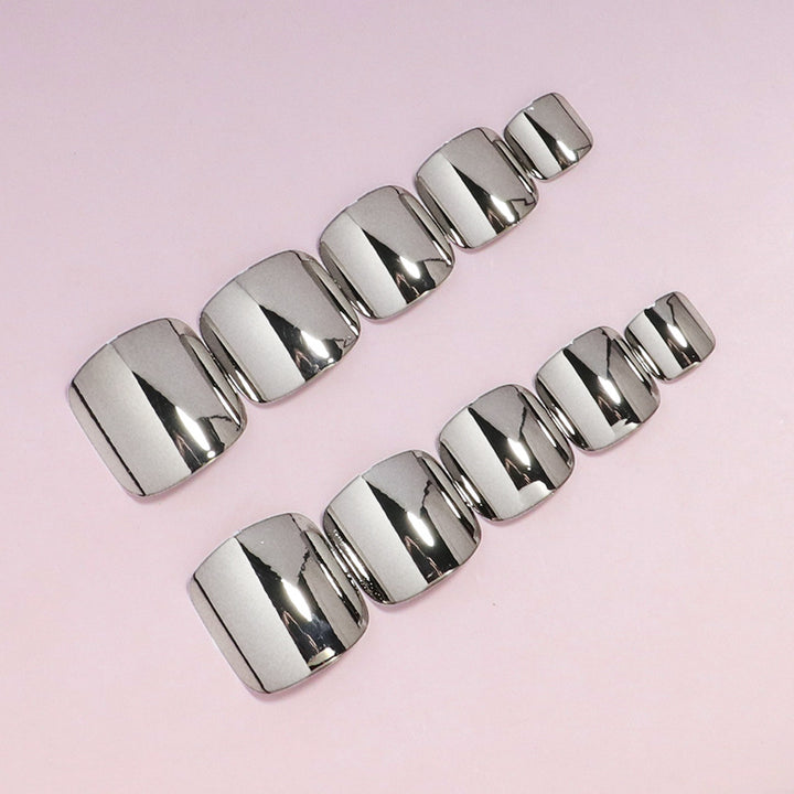 Premium Metallic Toe Nail Set Stornfield