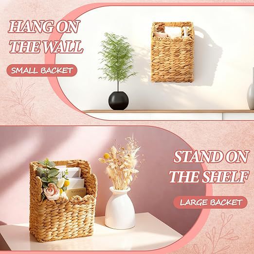 Decorative Woven Trash Bin Stornfield