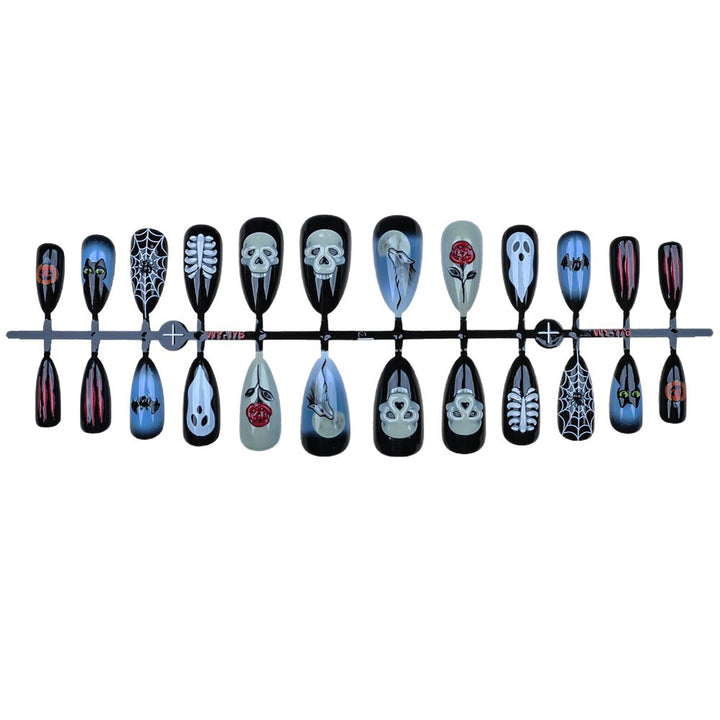 Halloween-Themed Decorative Press-On Nail Set Stornfield