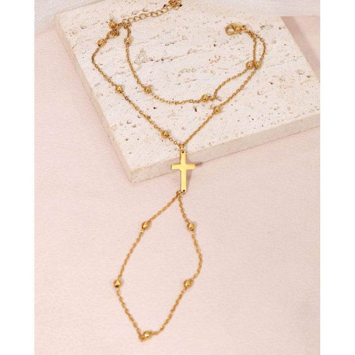 Elegant Cross Bracelet by Stornfield