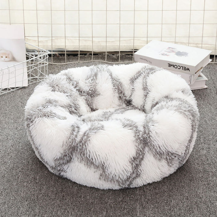 Women Round Plush Pet Bed Stornfield
