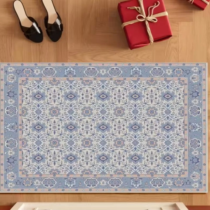 Vintage Flower Pattern Rug