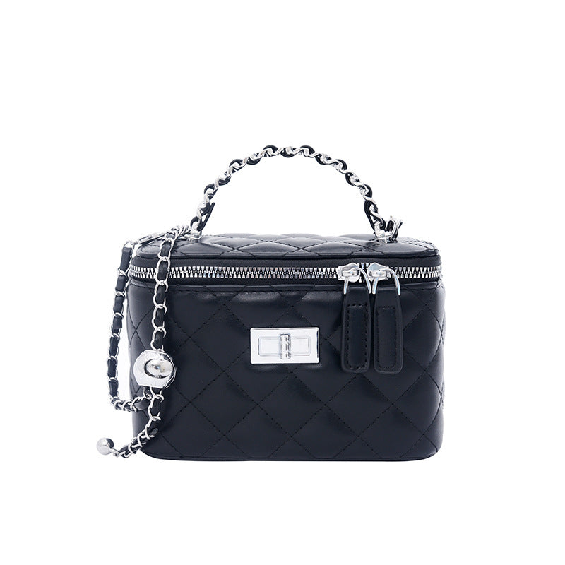 Quilted Mini Handheld Crossbody Bag