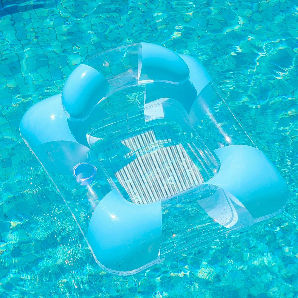 Inflatable Pool Lounger with Canopy Stornfield