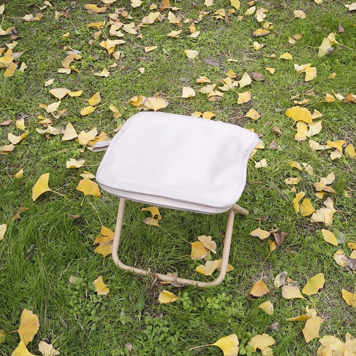 Foldable Stool With Padded Seat Stornfield