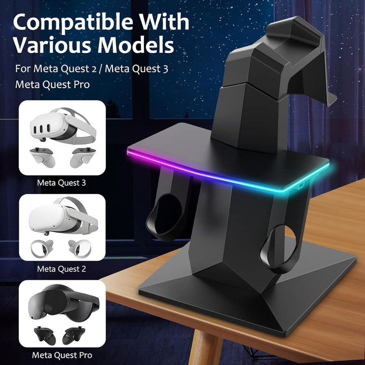 VR-Headset Mount with Rgb Lighting Stornfield