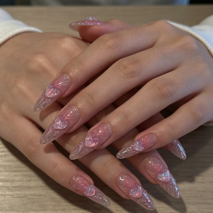 Artistic 3D Floral Nail Enhancements Stornfield
