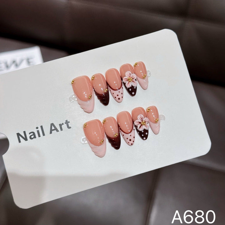 Decorative Floral Nail Art Tips