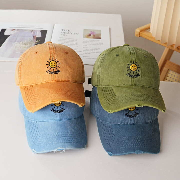 Women's sporty cotton cap with sun embroidery Stornfield