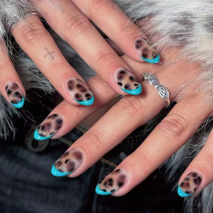 Artistic Animal Print Nail Art