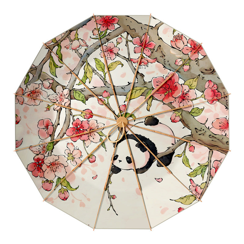 Ladies sun protection umbrella in floral design Stornfield