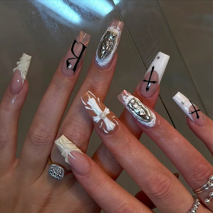Creative Nail Art Set with Elegant Designs Stornfield