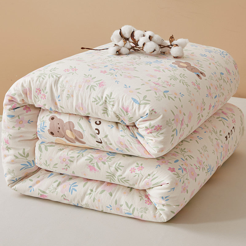 Women's cozy blanket with lovely bear pattern Stornfield