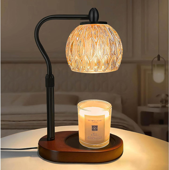 Vintage-Inspired Glass Table Lamp