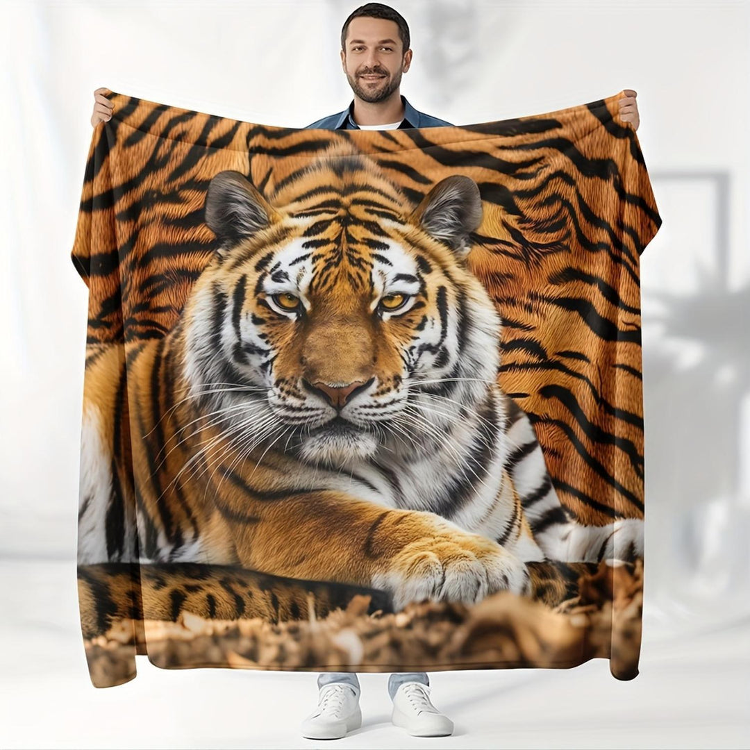 Plush Animal-Themed Throw Blanket
