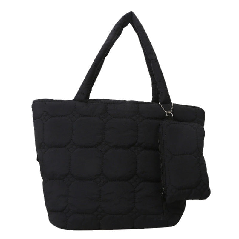 Cozy Quilted Tote Bag