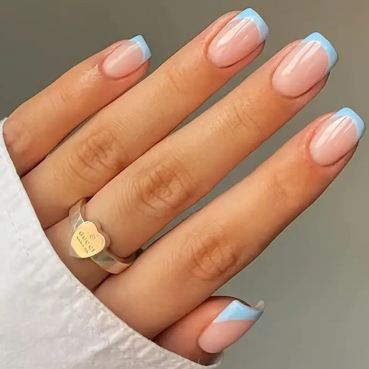French Tip Acrylic Nail Extensions Stornfield
