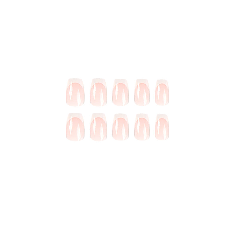 Elegant Nail Extensions with French Design Stornfield