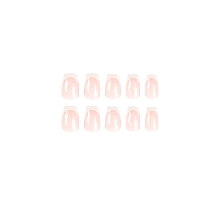 Elegant Nail Extensions with French Design Stornfield