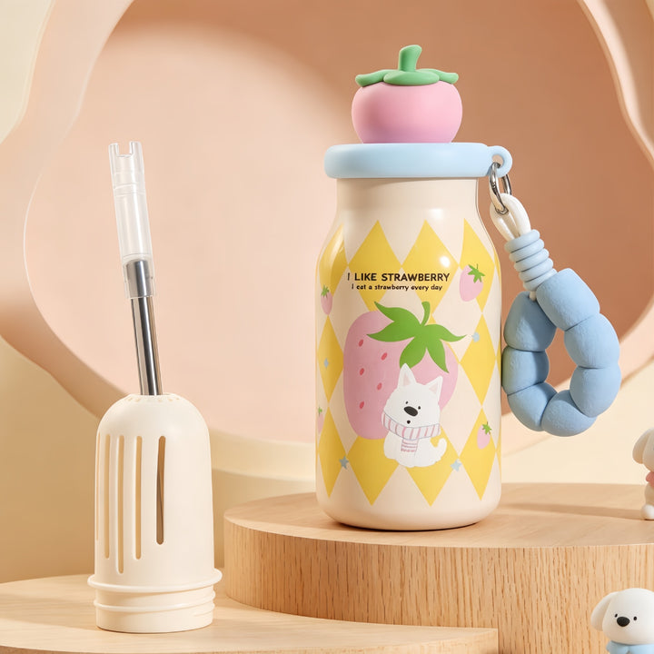 Women’s insulated bottle with practical carrying handle and playful bunny design Stornfield