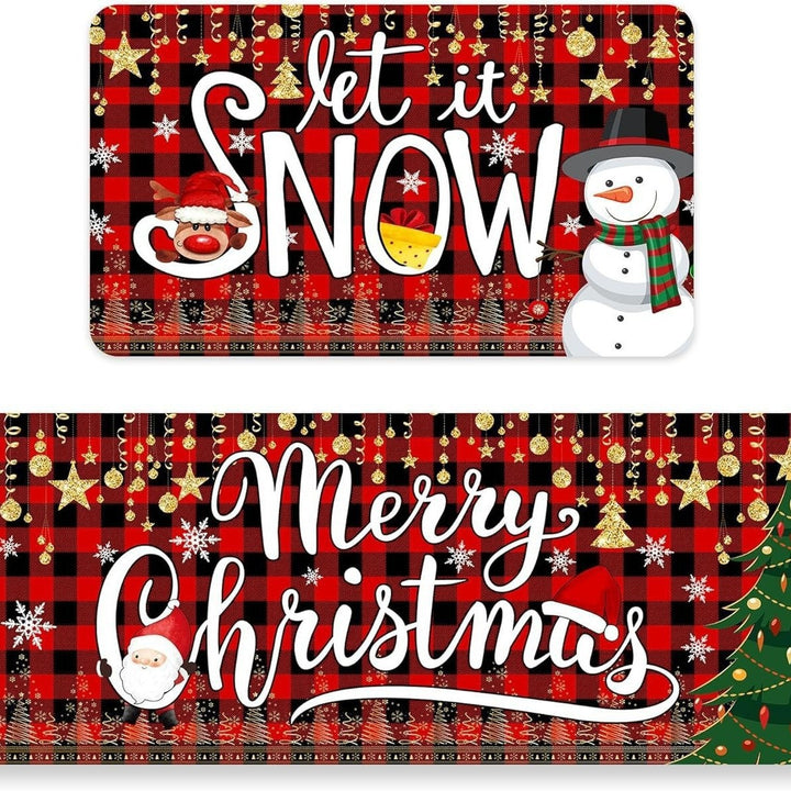 Festive Welcome Door Mat Stornfield