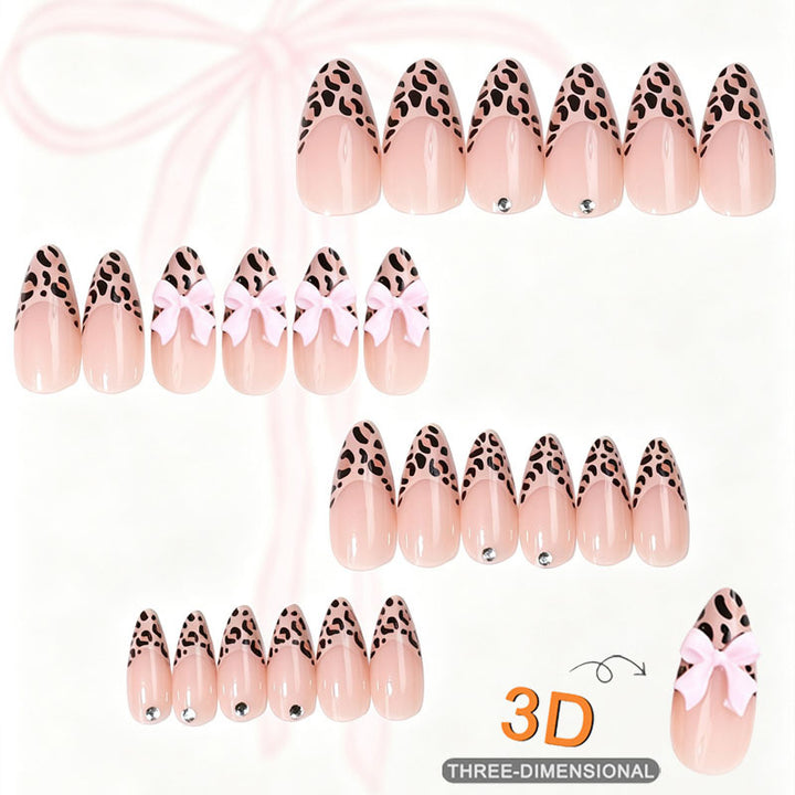 Stylish Animal Print Press-On Nail Tips Stornfield