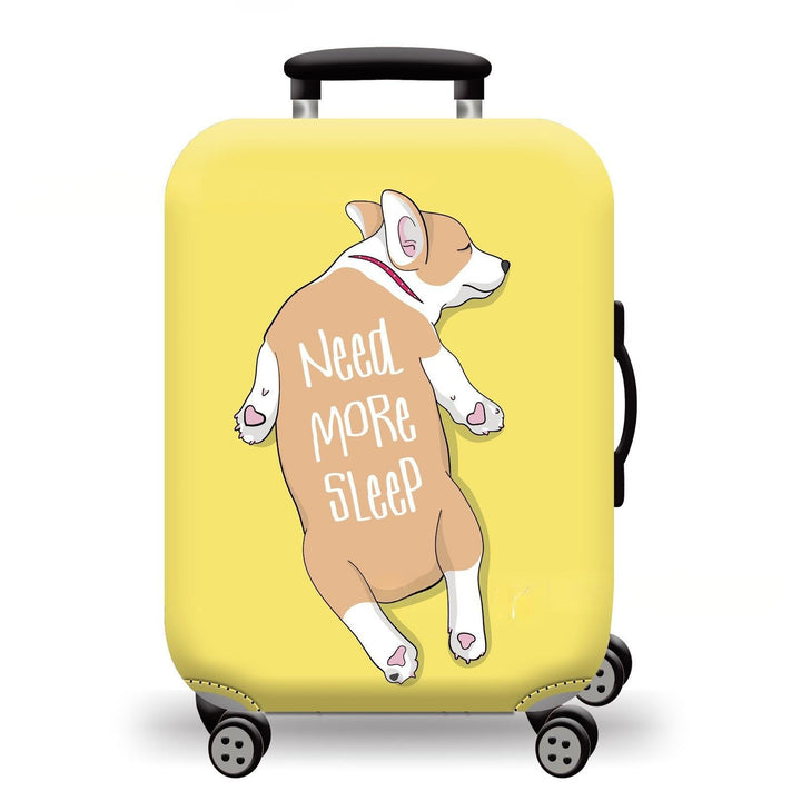 Unisex hard-shell luggage with trendy dog motif Stornfield