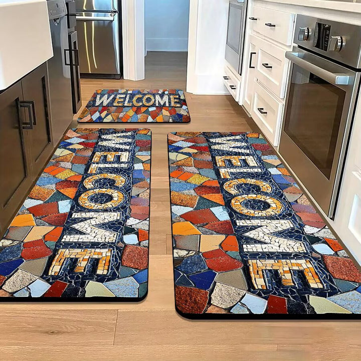 Stone-Inspired Decorative Area Mat Stornfield