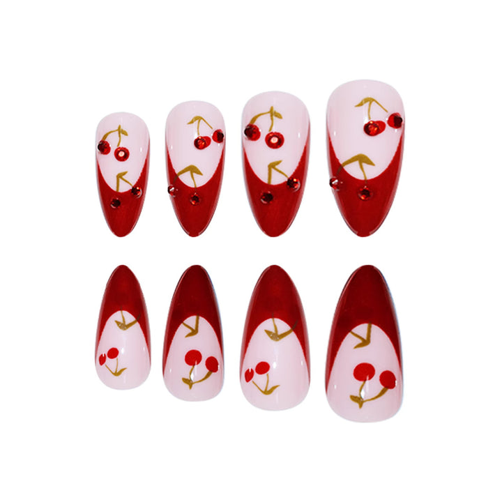 Artistic Cherry Blossom Press-On Nail Set Stornfield
