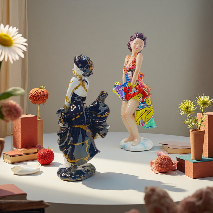 Artistic figure with beach design Stornfield