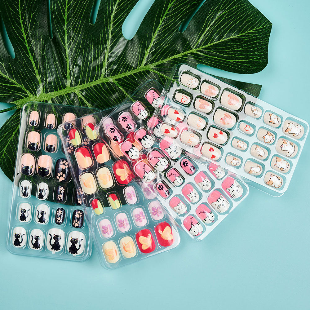 Decorative Animal-Themed Press-On Nails Stornfield