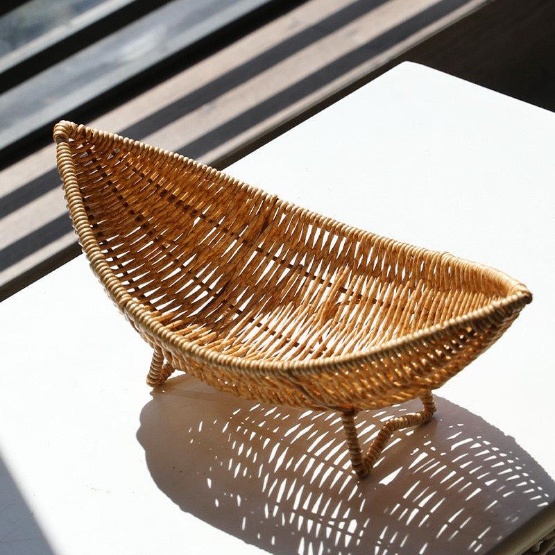 Unisex Unusual Rattan Fruit Bowl Stornfield