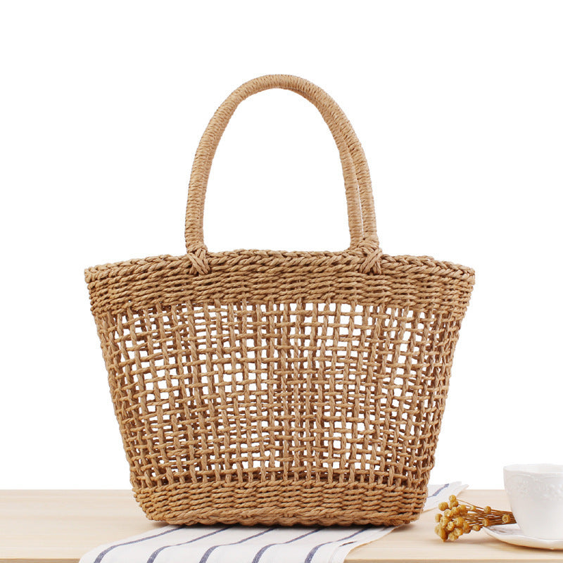 Braided Tote Bag Made of Natural Material Stornfield
