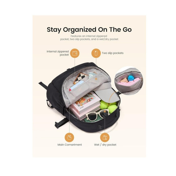 Sporty Tennis Trolley Backpack Stornfield