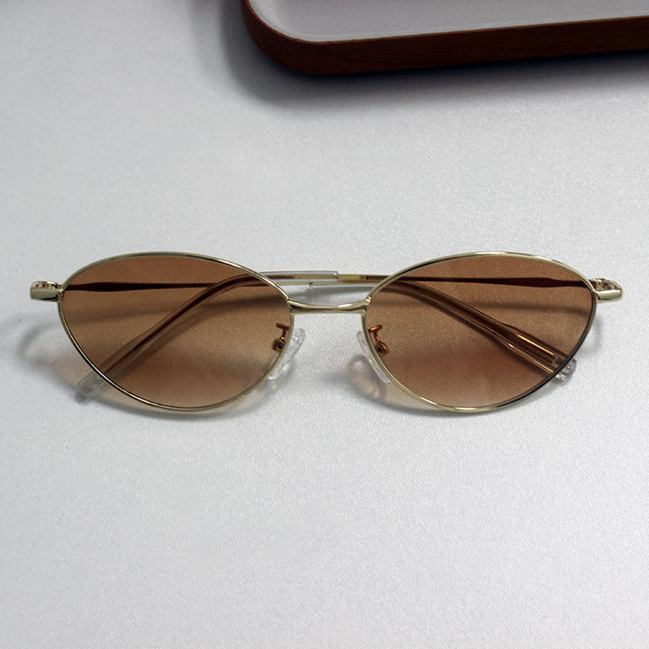 Fashionable Rectangular Glasses with Fine Metal Frame Stornfield