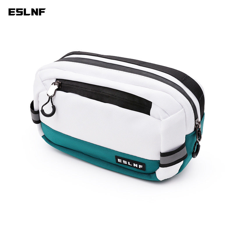 compact double-zip travel toiletry and tech organizer pouch Stornfield