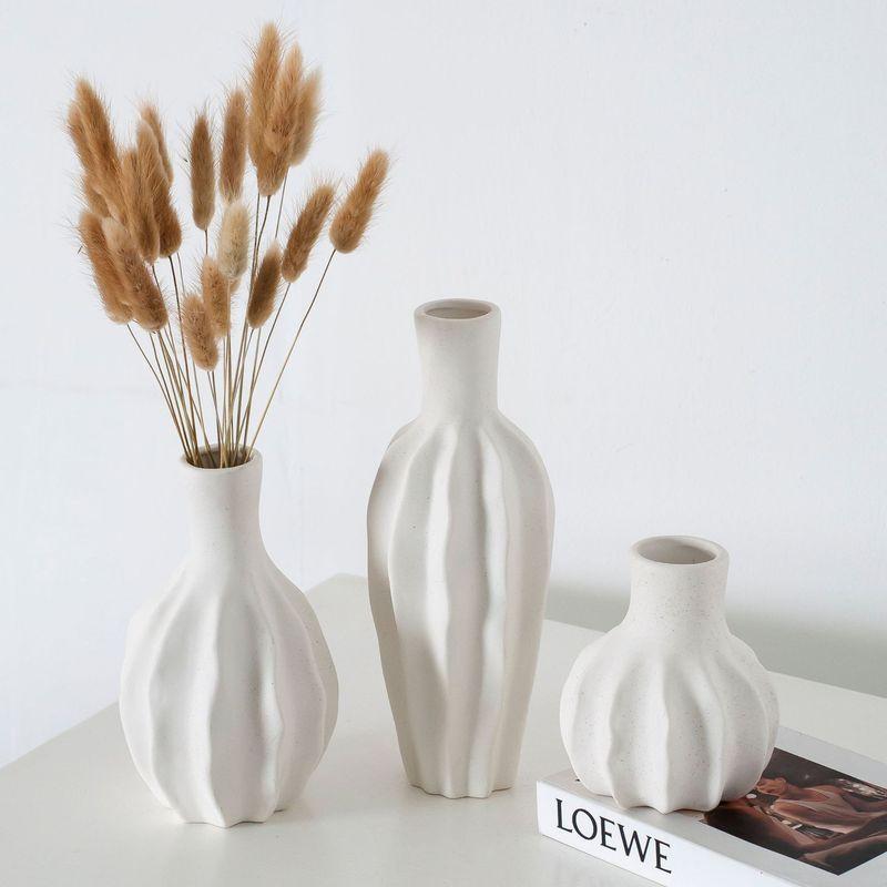 Textured Ceramic Decorative Vase