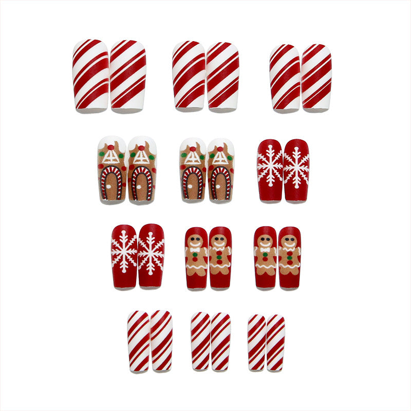 Creative nail art set with festive Christmas design Stornfield