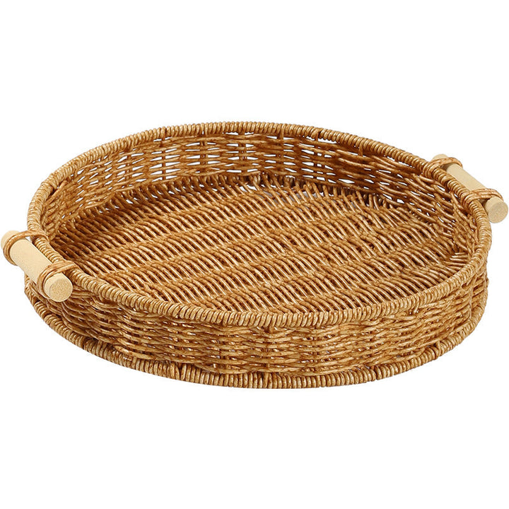 Handwoven Decorative Serving Tray Stornfield