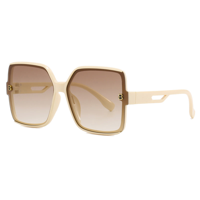Women's fashionable oversized sunglasses with extravagant accents Stornfield