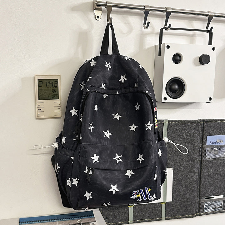 Star-Embellished Everyday Backpack Stornfield
