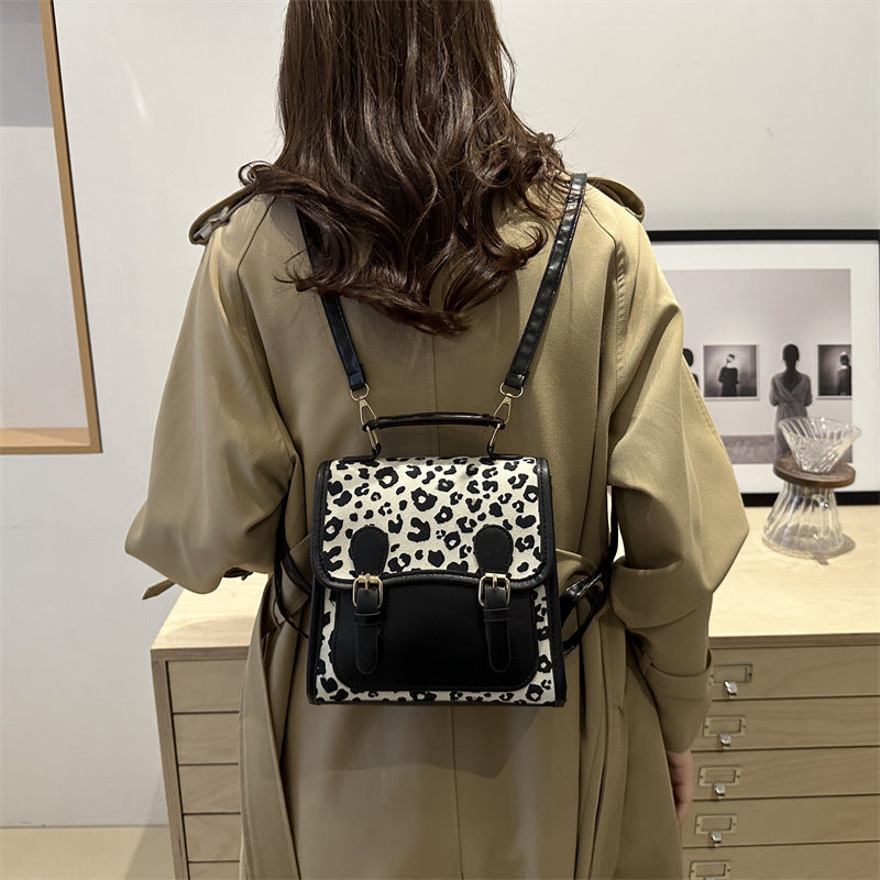 Chic Leopard Print Satchel Crossbody Bag Stornfield