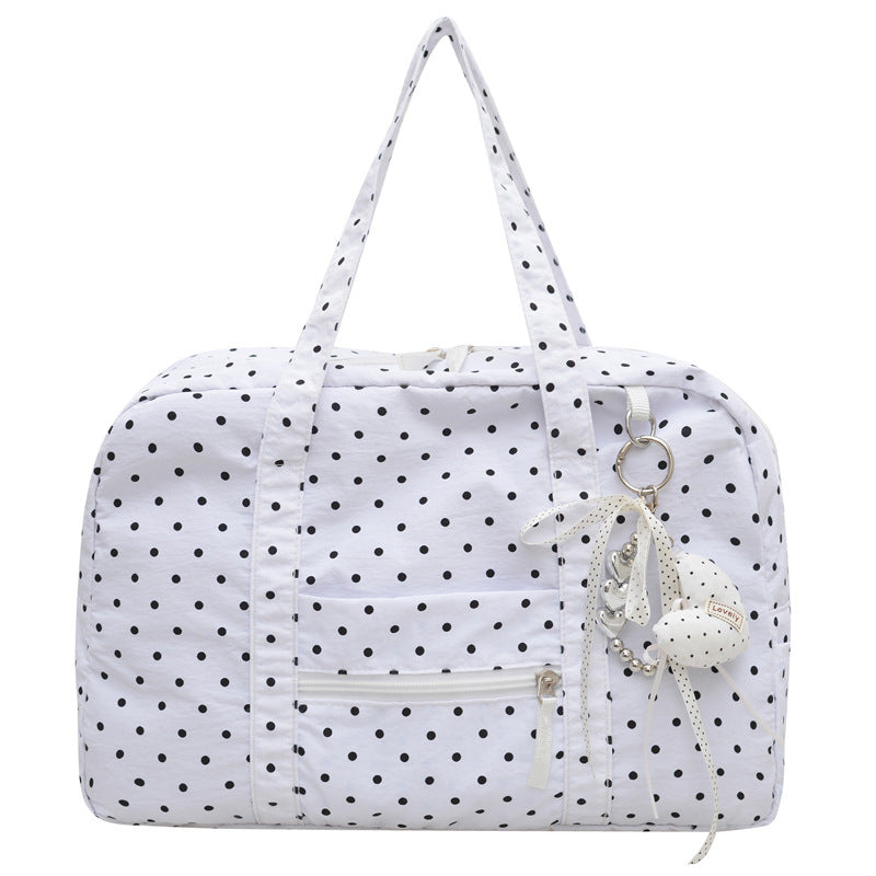 Stylish Polka Dot Travel Duffle Bag Stornfield