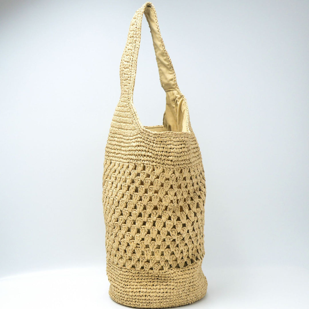 Hand-knotted structure shopping bag Stornfield